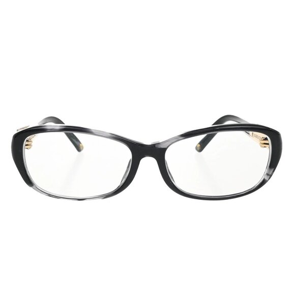 GUCCI GG Logo Bamboo Glasses Reading Eye Were Plastic GG-8002/F Black 04KA757 - Picture 2 of 16